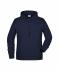 Homme Sweat-shirt à capuche homme Marine 8655