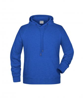 Homme Sweat-shirt à capuche homme Royal-chiné 8655