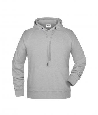 Homme Sweat-shirt à capuche homme Gris-chiné 8655