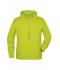 Homme Sweat-shirt à capuche homme Jaune-acide 8655