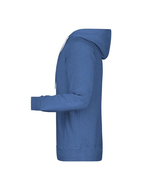 Homme Sweat-shirt à capuche homme OCS Blended & RCS Denim-clair-mélange 8655