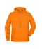 Homme Sweat-shirt à capuche homme Orange 8655