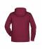 Homme Sweat-shirt à capuche homme Bordeaux-mélange 8655