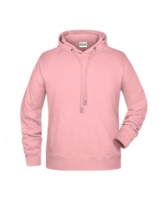 Homme Sweat-shirt à capuche homme Rose-mélange 8655