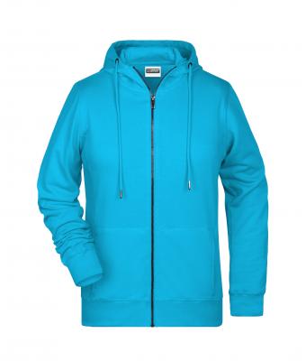Dames Ladies' Zip Hoody   OCS Blended & RCS Turquoise 8656