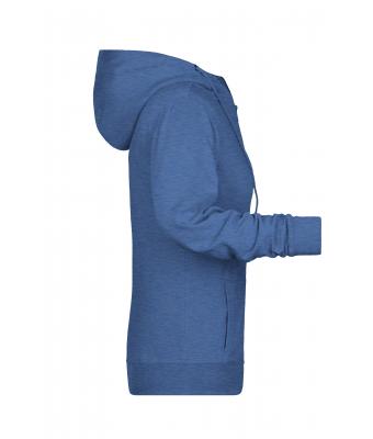 Ladies Ladies' Zip Hoody   OCS Blended & RCS Light-denim-melange 8656