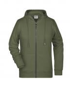 Ladies Ladies' Zip Hoody   OCS Blended & RCS Olive 8656