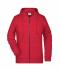 Dames Ladies' Zip Hoody   OCS Blended & RCS Rood 8656