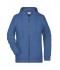 Dames Ladies' Zip Hoody   OCS Blended & RCS Lichtdenim-melange 8656