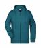 Dames Ladies' Zip Hoody   OCS Blended & RCS Petrol-melange 8656