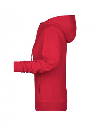 Damen Ladies' Zip Hoody   OCS Blended & RCS Red 8656