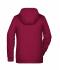 Damen Ladies' Zip Hoody   OCS Blended & RCS Wine 8656