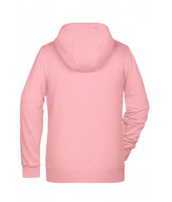 Damen Ladies' Zip Hoody   OCS Blended & RCS Rose-melange 8656