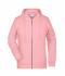 Damen Ladies' Zip Hoody   OCS Blended & RCS Rose-melange 8656