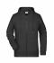 Ladies Ladies' Zip Hoody Black 8656