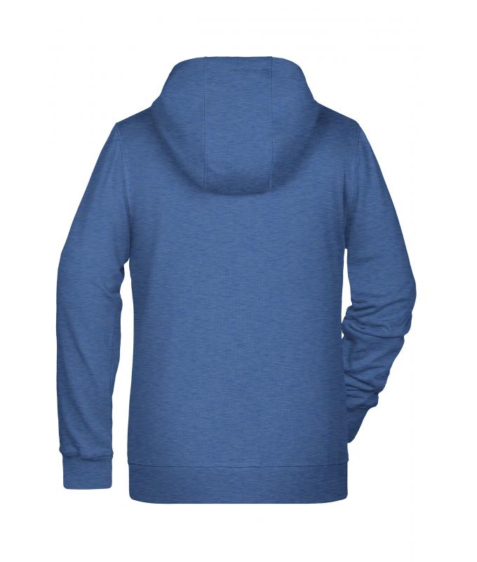 Dames Ladies' Zip Hoody OCS Blended & RCS Lichtdenim-melange 8656