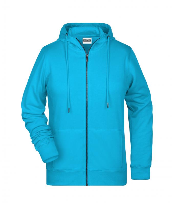 Ladies Ladies' Zip Hoody OCS Blended & RCS Turquoise 8656