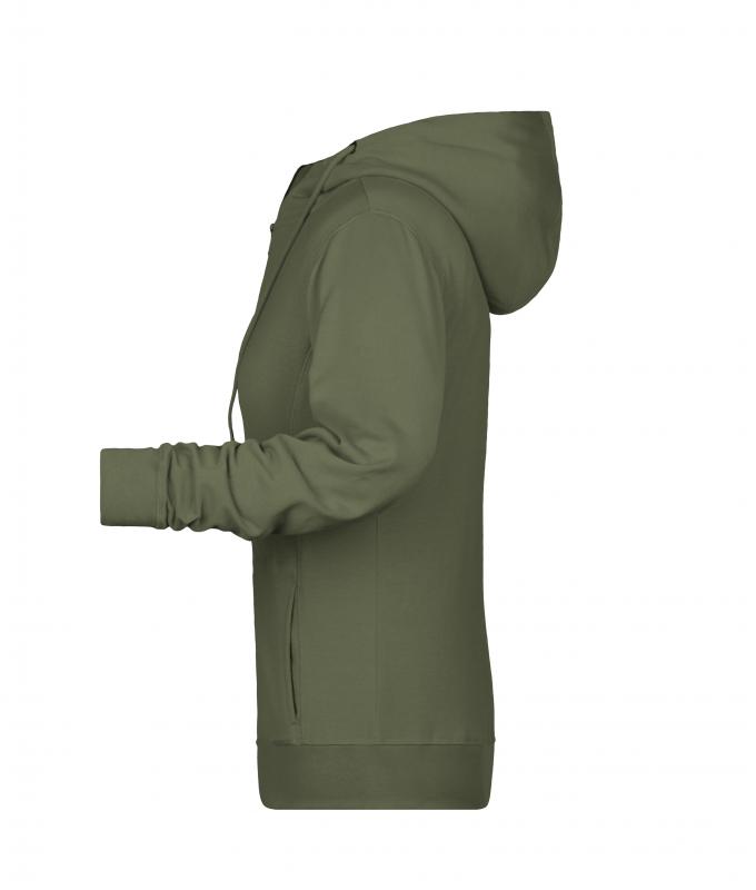 Dames Ladies' Zip Hoody OCS Blended & RCS Olijf 8656