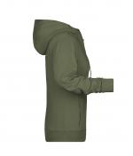 Dames Ladies' Zip Hoody OCS Blended & RCS Olijf 8656
