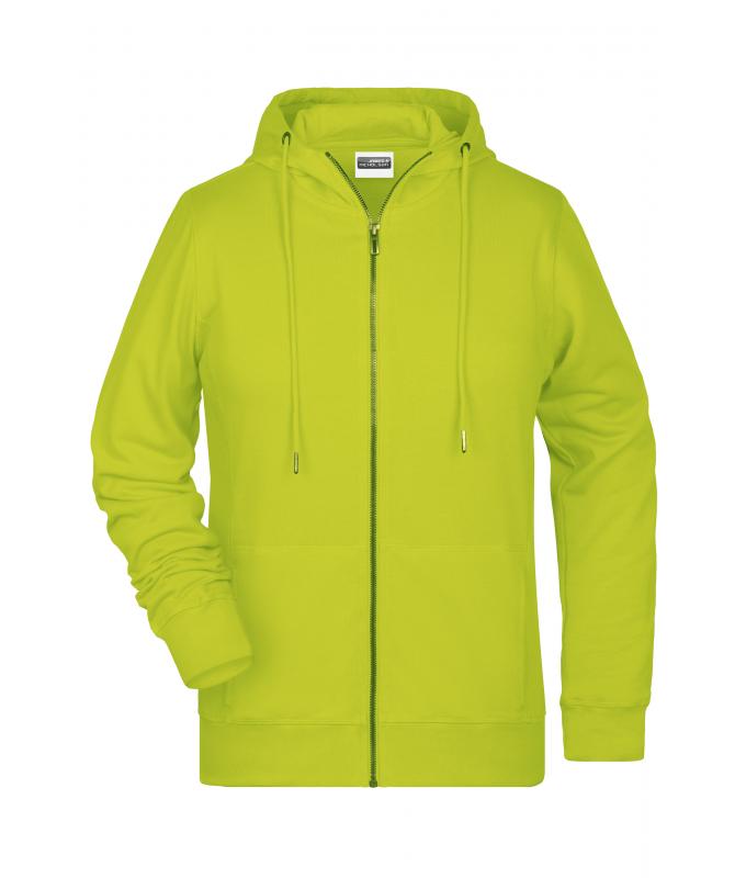 Dames Ladies' Zip Hoody OCS Blended & RCS Chemisch geel 8656