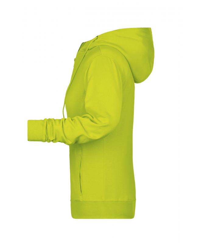 Damen Ladies' Zip Hoody OCS Blended & RCS Acid-yellow 8656