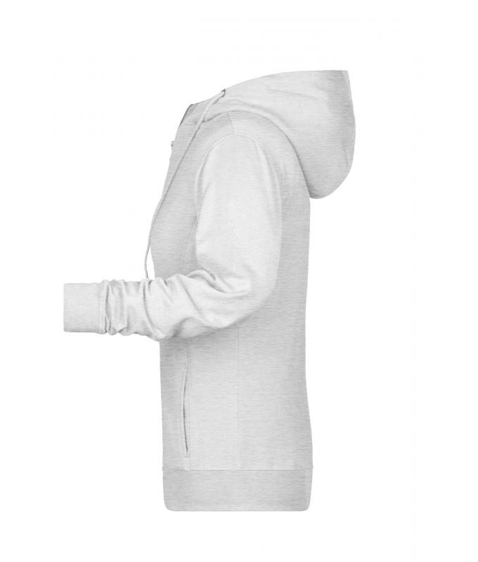 Damen Ladies' Zip Hoody OCS Blended & RCS Ash 8656
