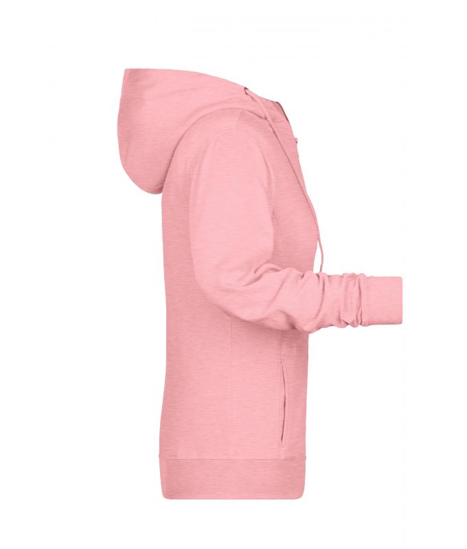 Ladies Ladies' Zip Hoody OCS Blended & RCS Rose-melange 8656