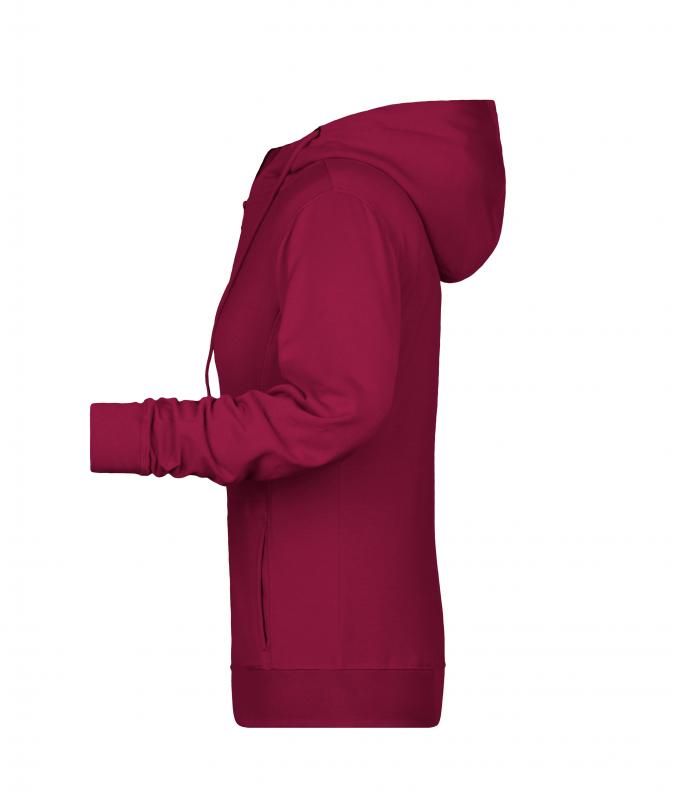 Damen Ladies' Zip Hoody OCS Blended & RCS Wine 8656