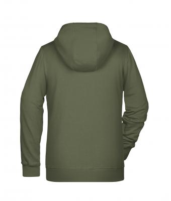Femme Sweat-shirt zippé à capuche femme   OCS Blended & RCS Olive 8656