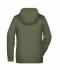 Femme Sweat-shirt zippé à capuche femme   OCS Blended & RCS Olive 8656