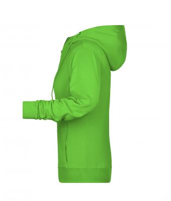 Femme Sweat-shirt zippé à capuche femme   OCS Blended & RCS Vert-citron 8656