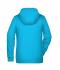 Femme Sweat-shirt zippé à capuche femme Turquoise 8656