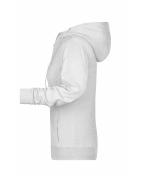 Femme Sweat-shirt zippé à capuche femme OCS Blended & RCS Gris chiné clair 8656