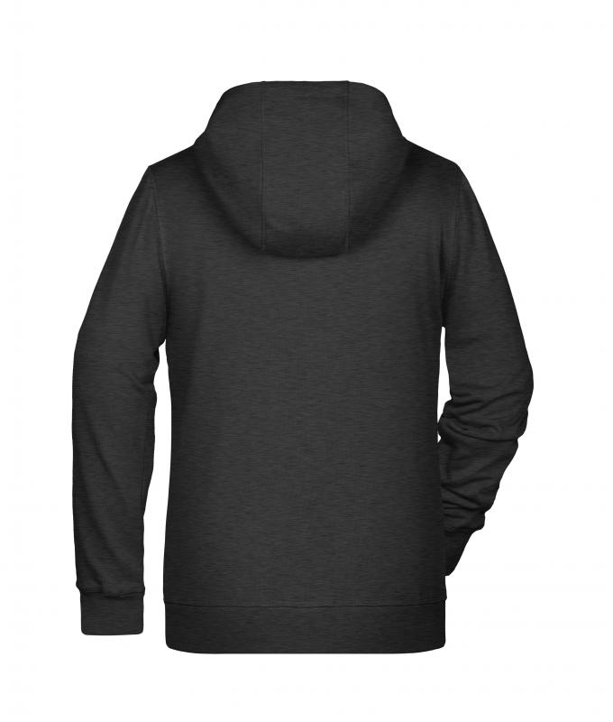 Femme Sweat-shirt zippé à capuche femme OCS Blended & RCS Noir-chiné 8656