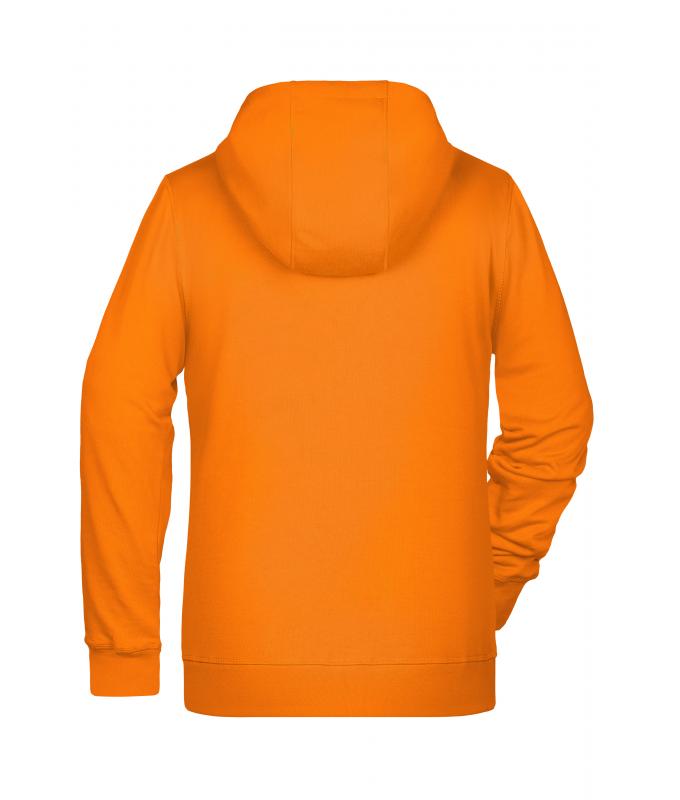 Femme Sweat-shirt zippé à capuche femme OCS Blended & RCS Orange 8656