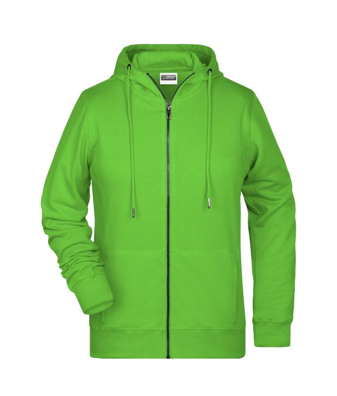 Femme Sweat-shirt zippé à capuche femme OCS Blended & RCS Vert-citron 8656