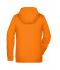 Femme Sweat-shirt zippé à capuche femme Orange 8656
