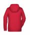 Femme Sweat-shirt zippé à capuche femme Rouge 8656