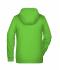 Femme Sweat-shirt zippé à capuche femme Vert-citron 8656