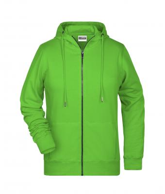 Femme Sweat-shirt zippé à capuche femme Vert-citron 8656