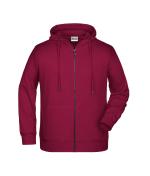 Herren Men's Zip Hoody   OCS Blended & RCS Wine 8657