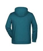 Herren Men's Zip Hoody   OCS Blended & RCS Petrol-melange 8657