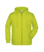 Men Men's Zip Hoody   OCS Blended & RCS Acid-yellow 8657
