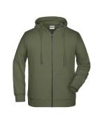 Men Men's Zip Hoody   OCS Blended & RCS Olive 8657