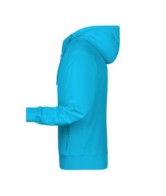 Men Men's Zip Hoody   OCS Blended & RCS Turquoise 8657