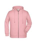 Men Men's Zip Hoody   OCS Blended & RCS Rose-melange 8657