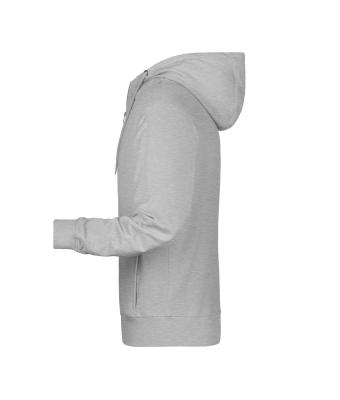 Herren Men's Zip Hoody   OCS Blended & RCS Grey-heather 8657