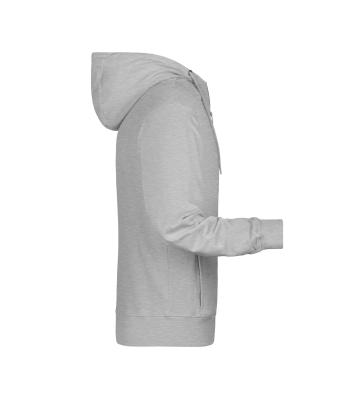 Herren Men's Zip Hoody   OCS Blended & RCS Grey-heather 8657