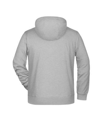 Herren Men's Zip Hoody   OCS Blended & RCS Grey-heather 8657