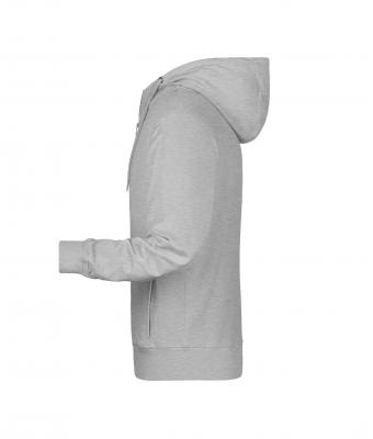 Men Men's Zip Hoody   OCS Blended & RCS Grey-heather 8657